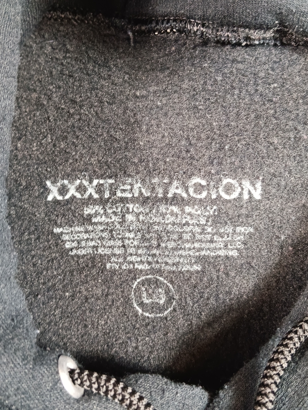 XXXTENTACION Hoodie Mens Large Black What Is Real Will Prosper Tour - Picture 2 of 9